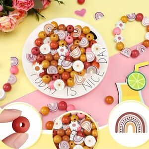 Assorted Wooden Beads Craft Set